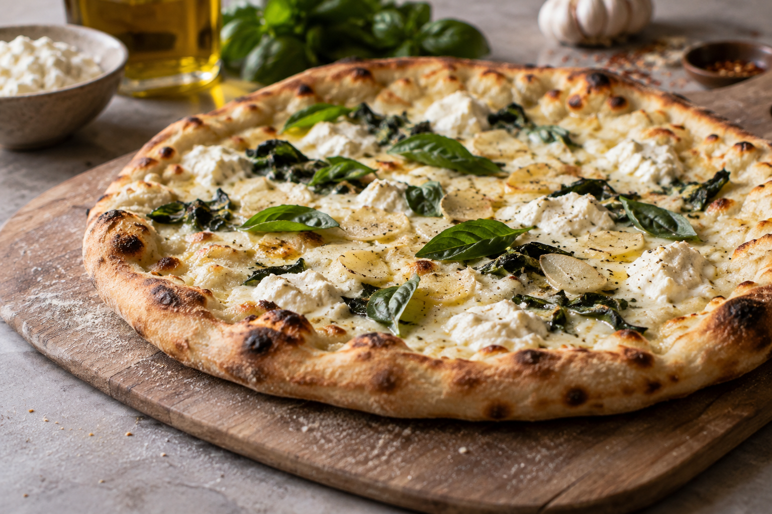 AI-generated preview image: pizza photograph for Two Boots Pizza West Village