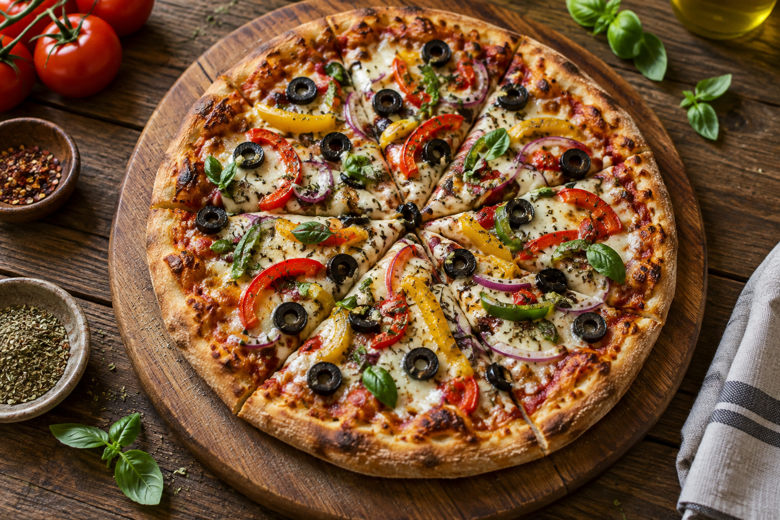 AI-generated preview image: pizza photograph for Bravo Pizza