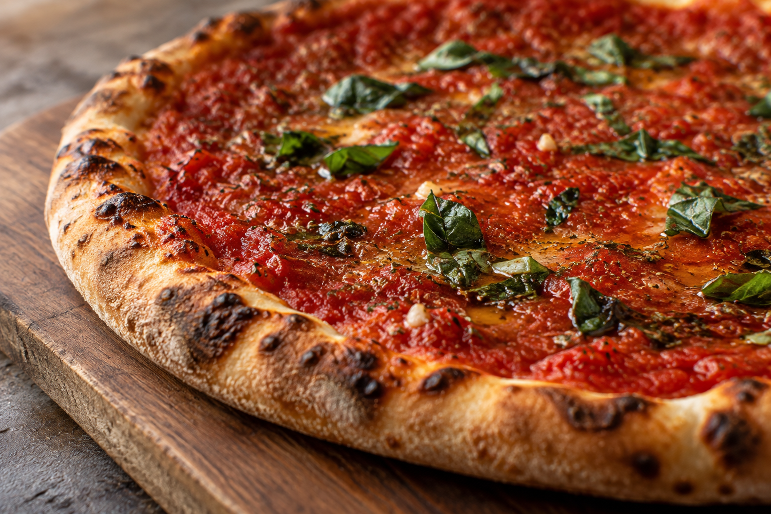 AI-generated preview image: close-up of pizza texture for Gianni's Pizzeria