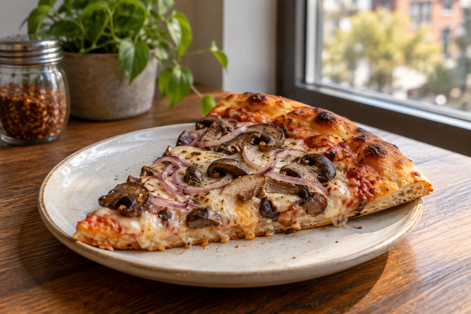 AI-generated preview image: pizza served at a table for PizzaLab- Burgers•Pizza•Wings