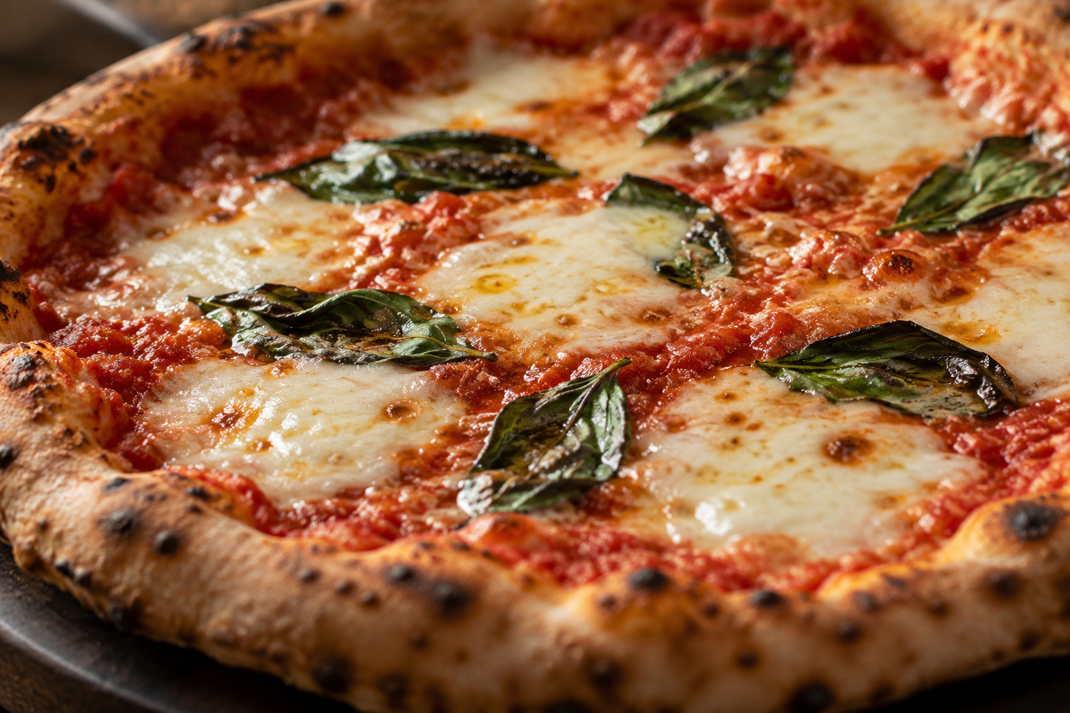 AI-generated preview image: close-up of pizza texture for Elif’s Kitchen