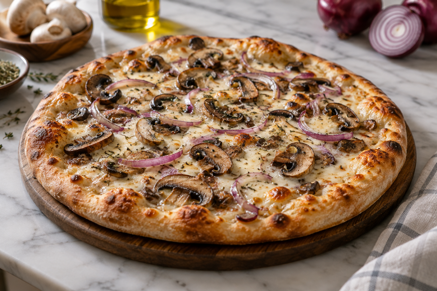 AI-generated preview image: pizza photograph for Luna Pizza
