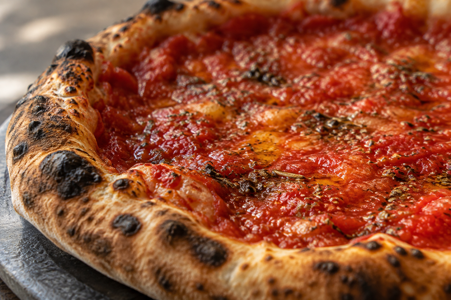 AI-generated preview image: close-up of pizza texture for Romano Pizza