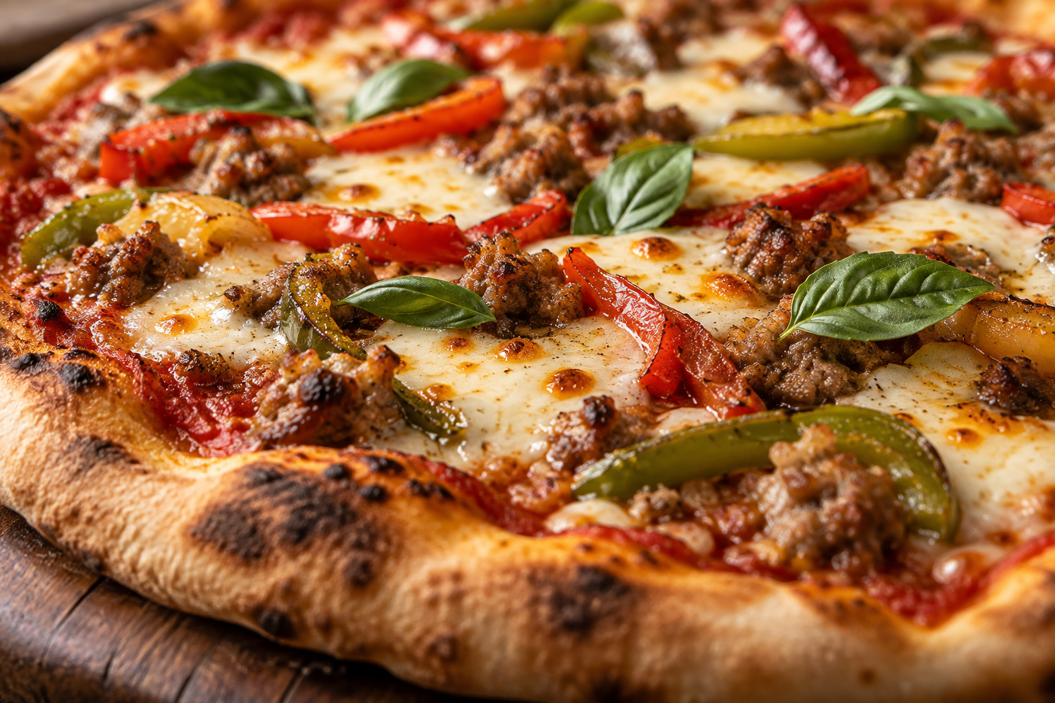 AI-generated preview image: close-up of pizza texture for PIZZA ETALIA