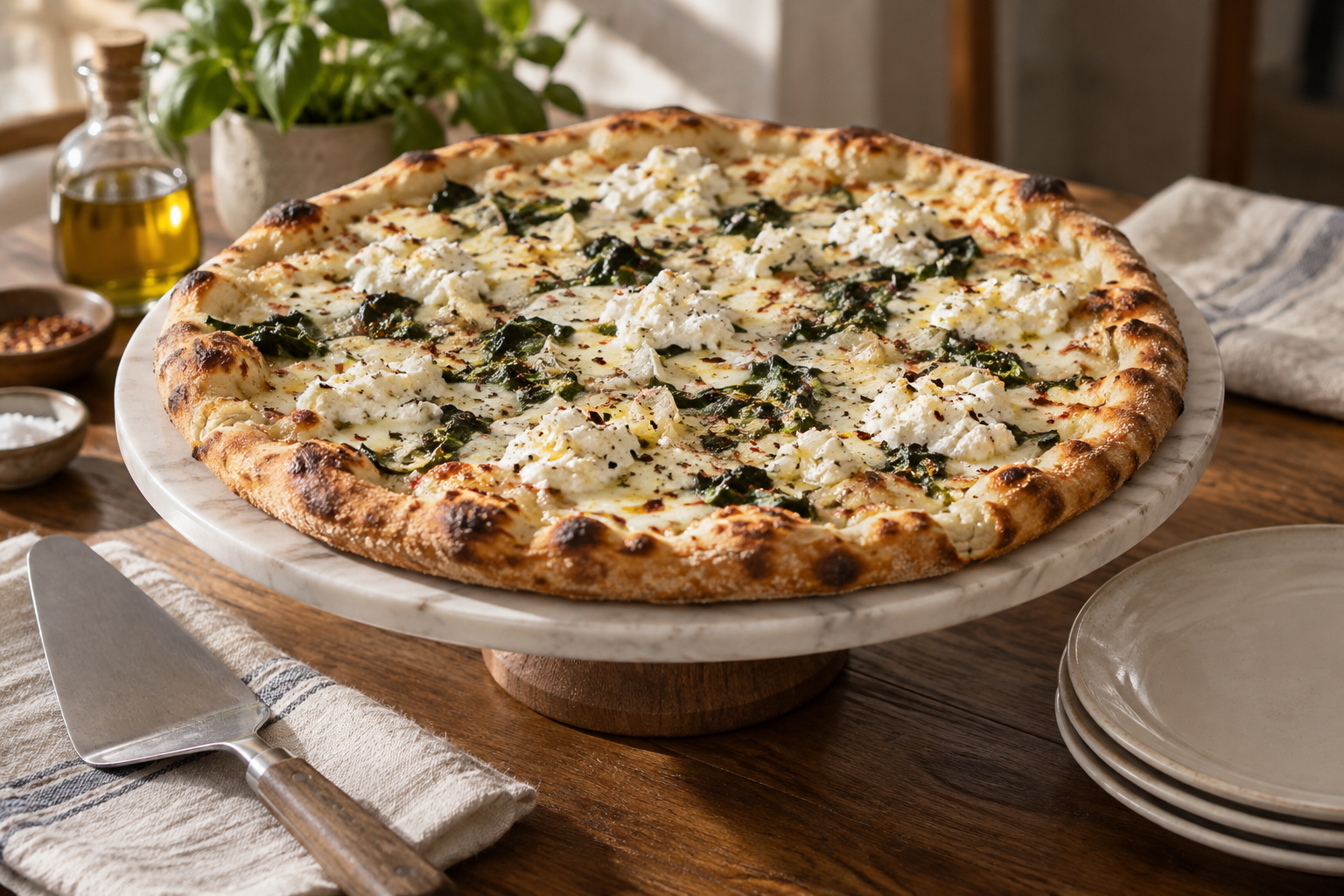 AI-generated preview image: pizza served at a table for PIZZA ETALIA