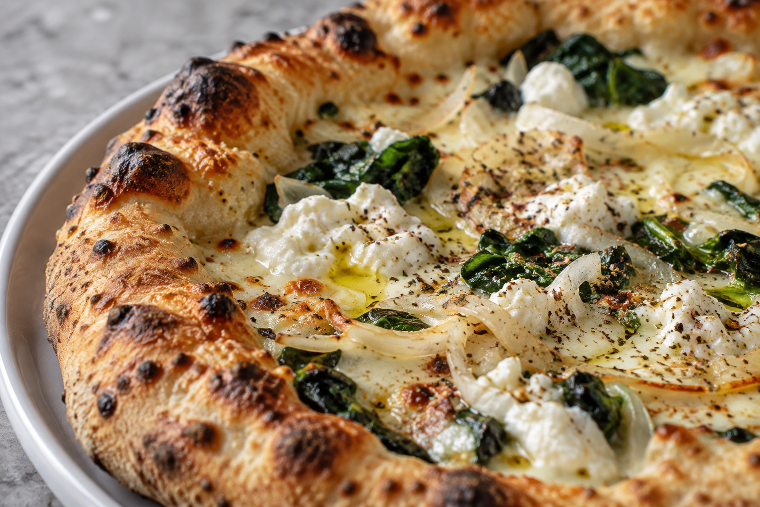 AI-generated preview image: close-up of pizza texture for Artistic Pizza