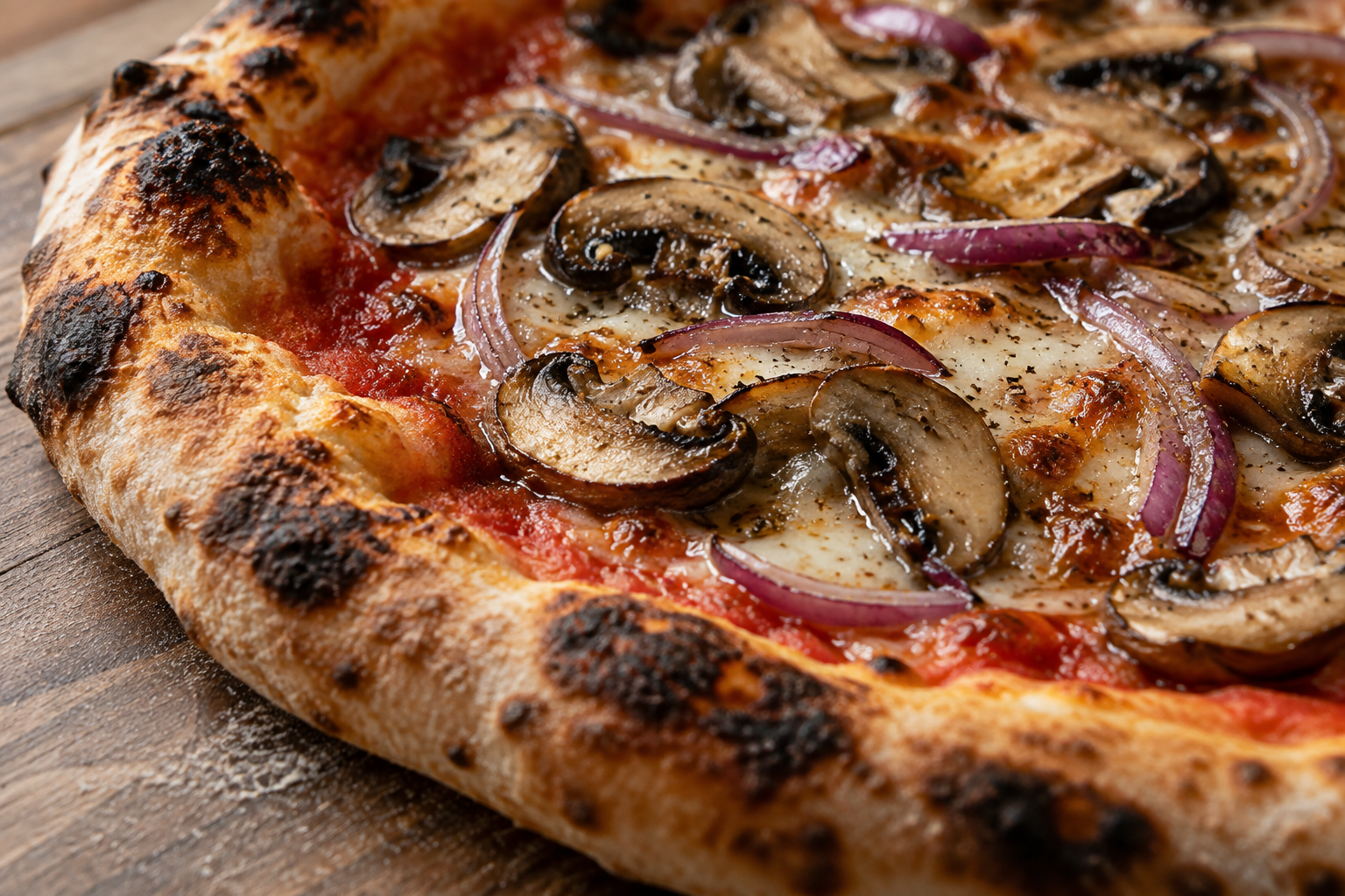 AI-generated preview image: close-up of pizza texture for Joe's Pizza Broadway