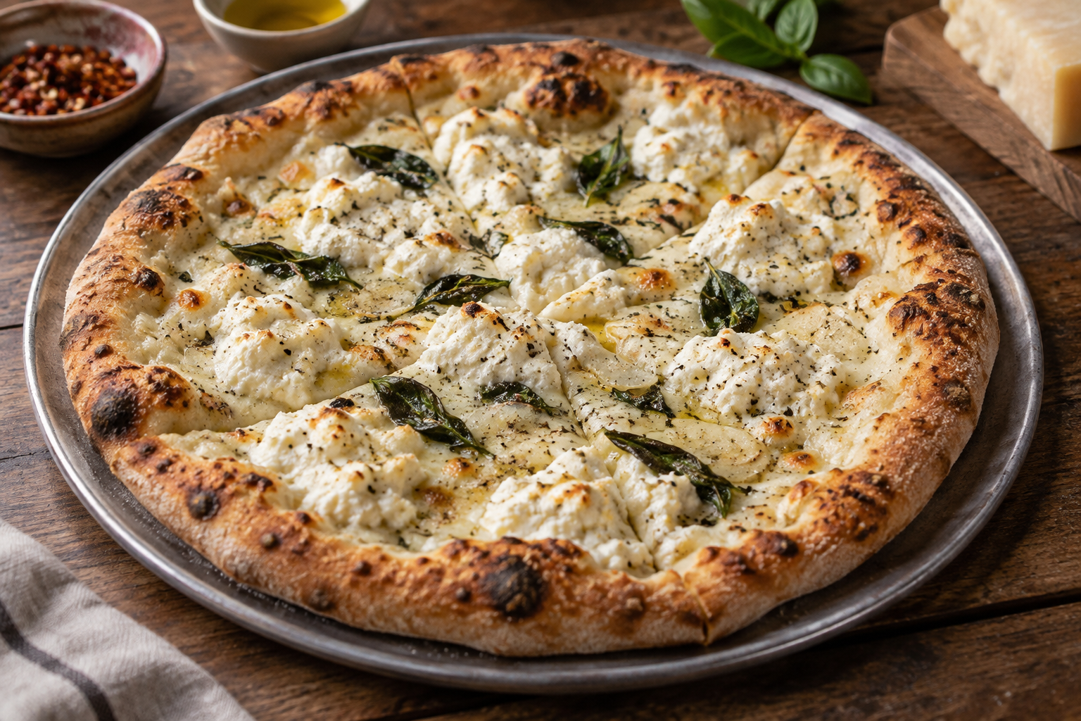 AI-generated preview image: pizza photograph for The Pizza Box NY