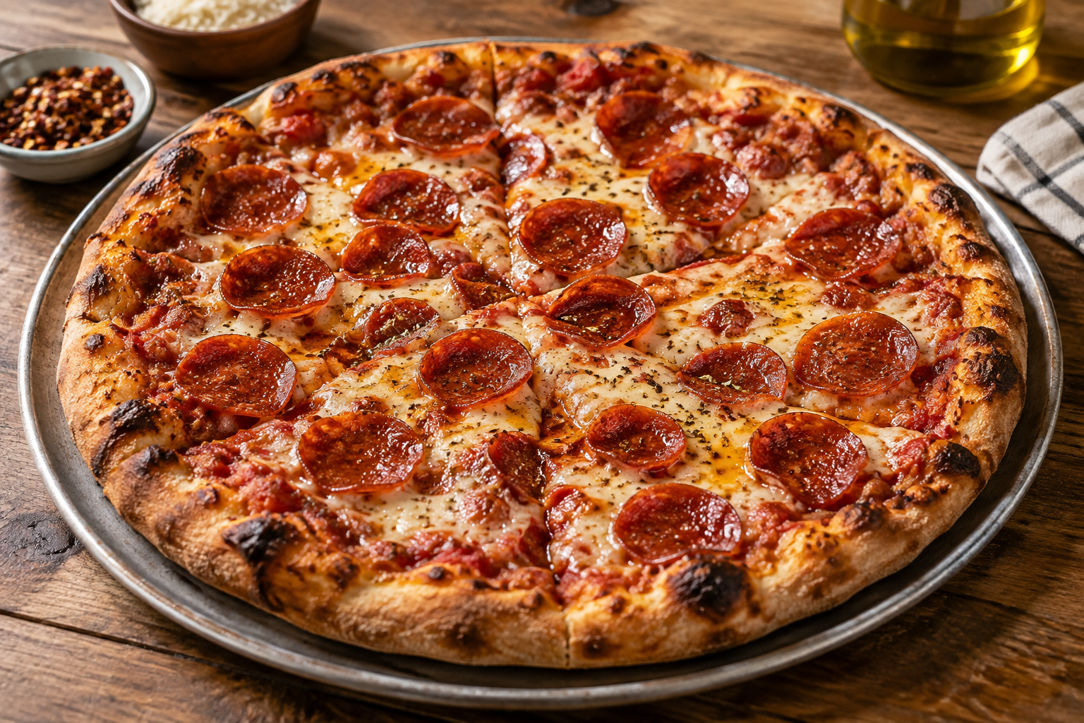 AI-generated preview image: pizza photograph for Unregular Pizza