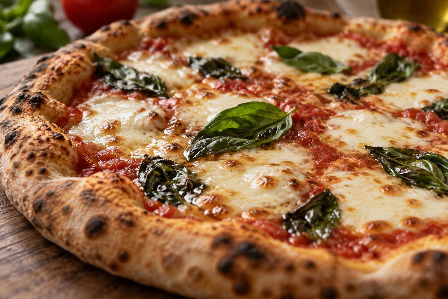 AI-generated preview image: close-up of pizza texture for Unregular Pizza