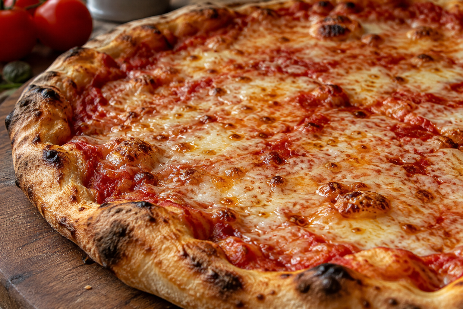 AI-generated preview image: close-up of pizza texture for Kesté Pizza e Vino