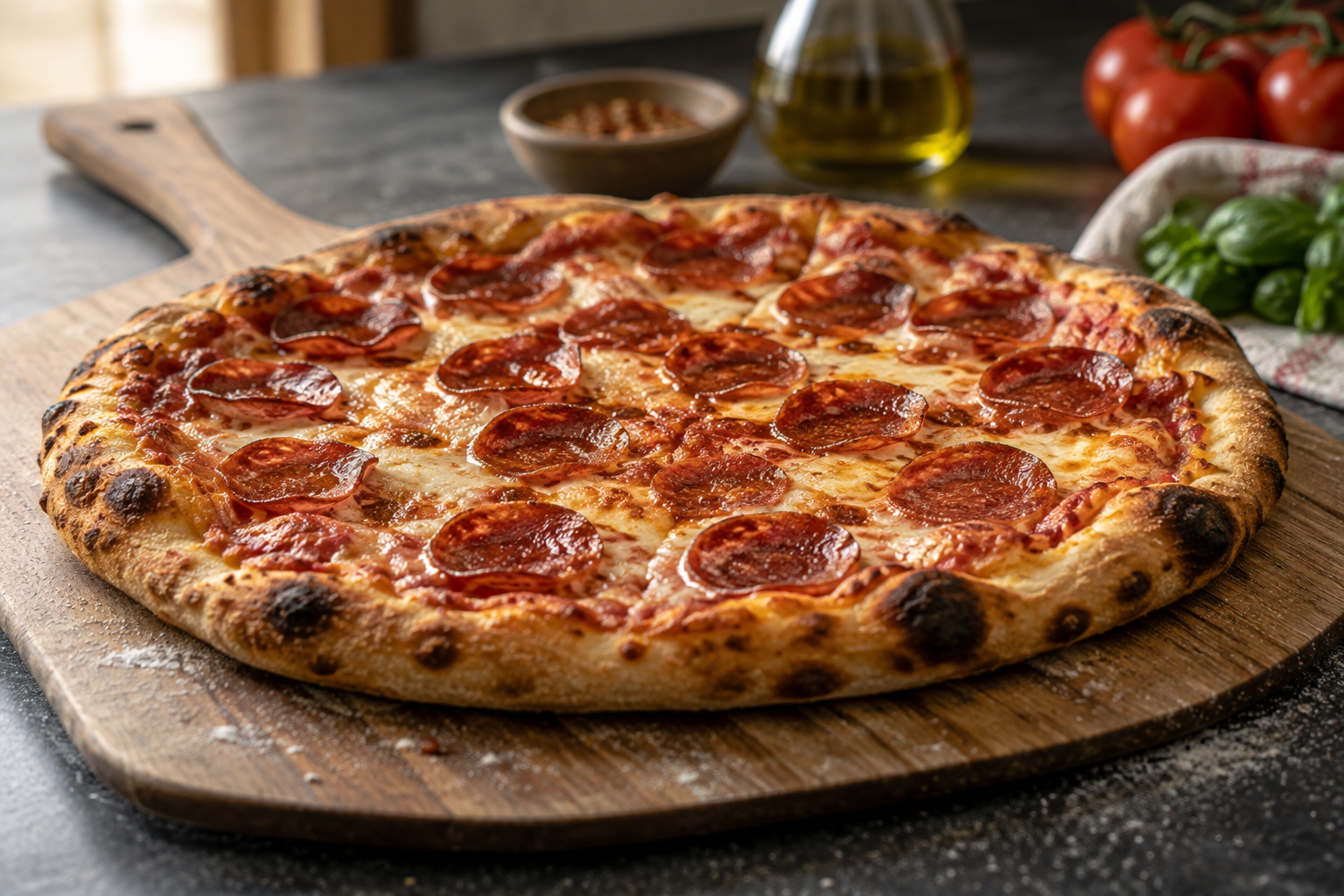 AI-generated preview image: pizza photograph for Ledo Pizza