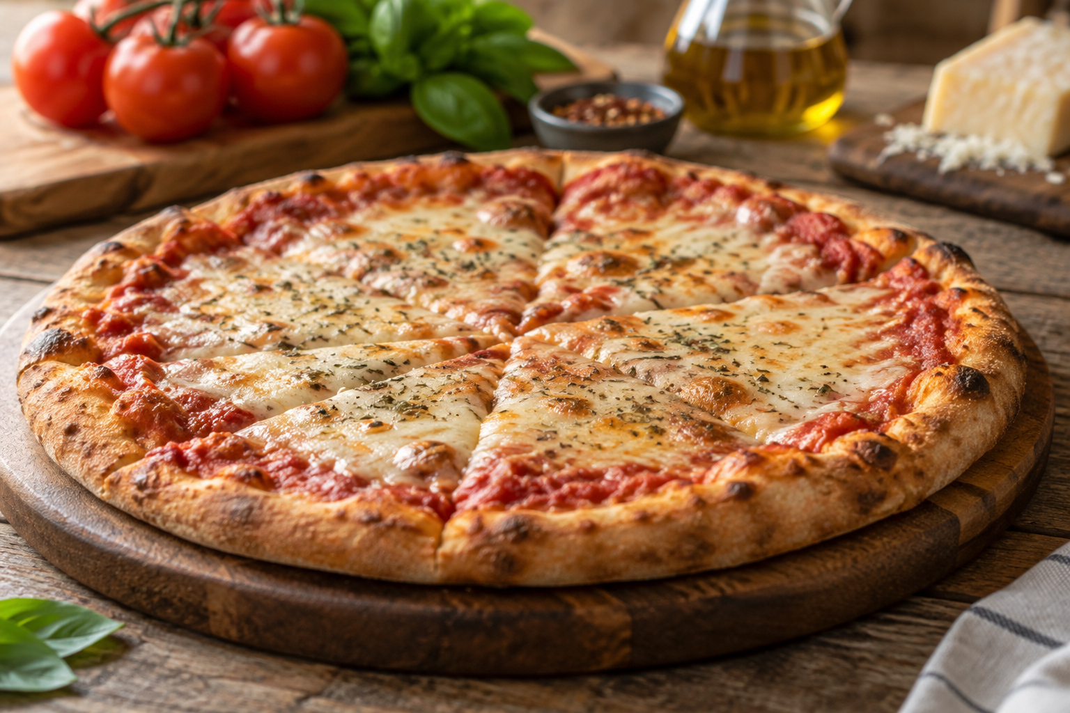 AI-generated preview image: pizza photograph for Pizza Bella