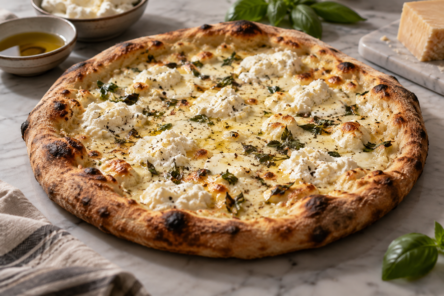 AI-generated preview image: pizza photograph for Grand Street Pizza