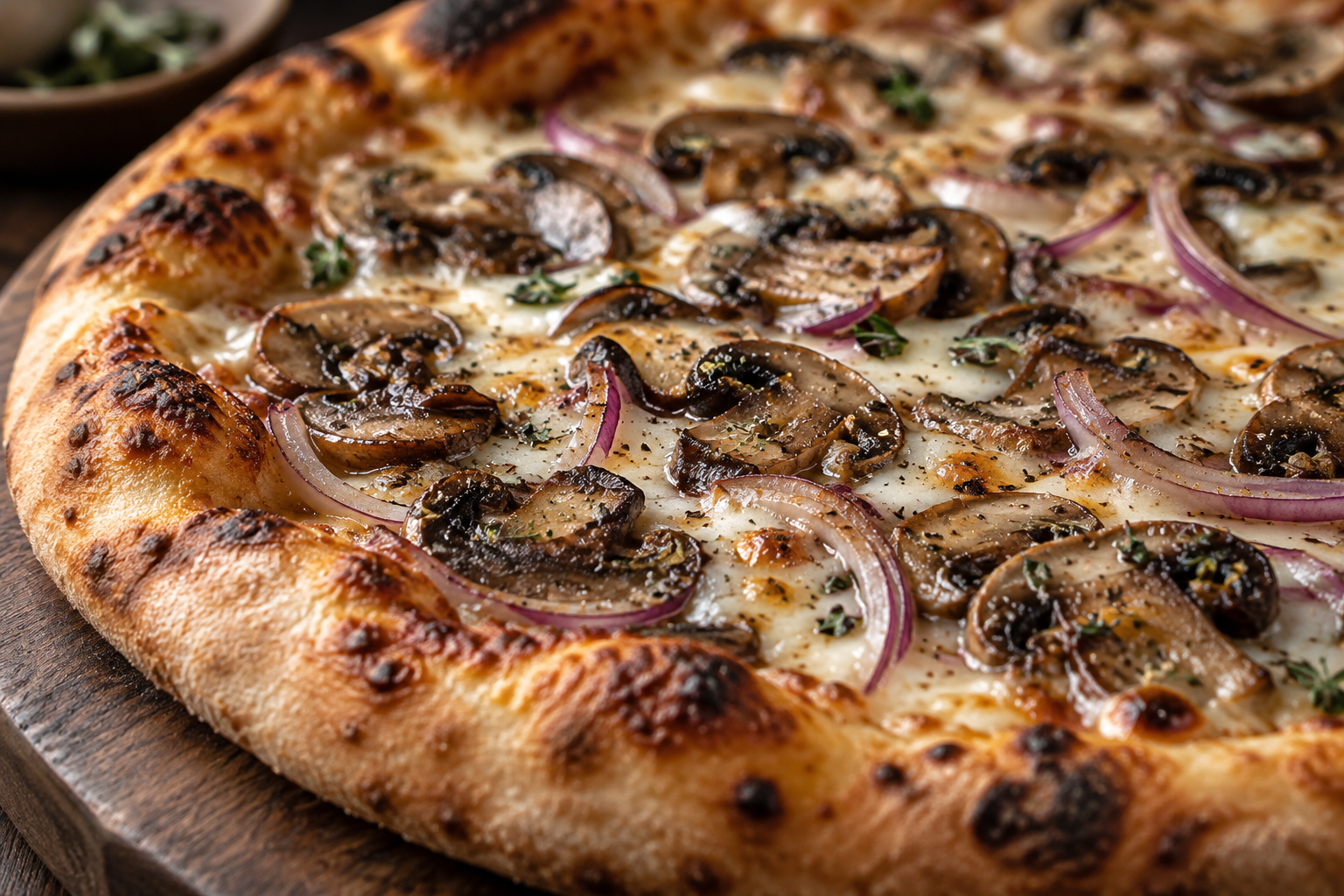 AI-generated preview image: close-up of pizza texture for Pizzazz