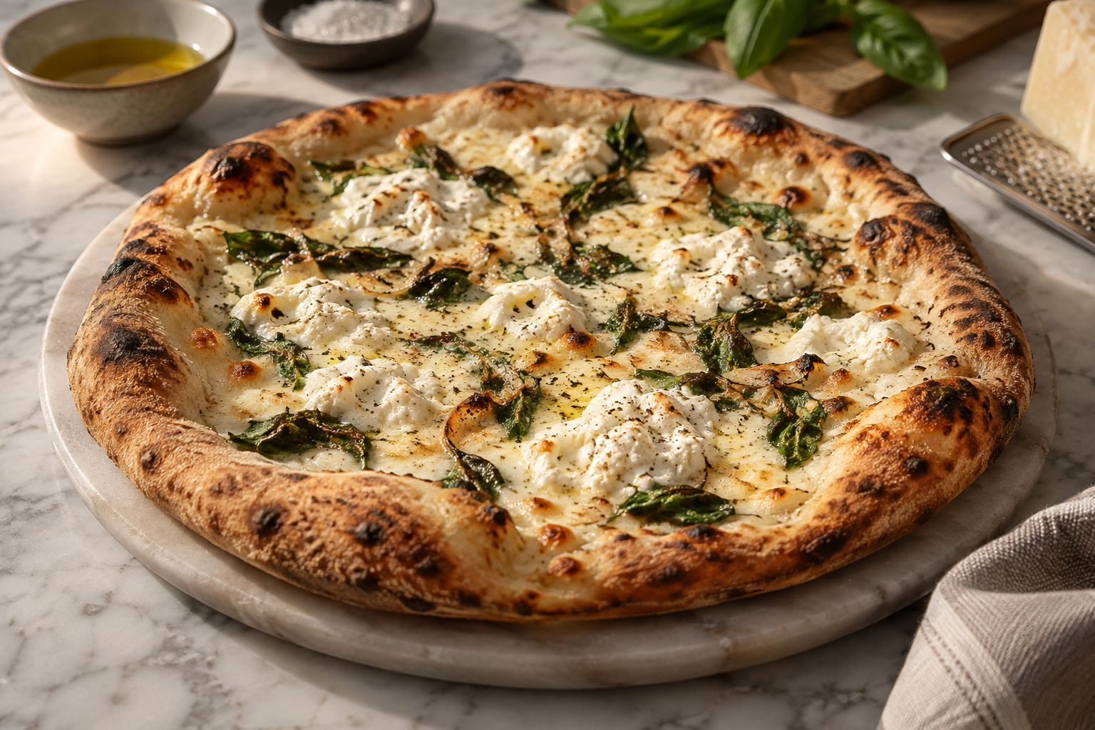 AI-generated preview image: pizza photograph for LaPizza by Tarallucci e Vino