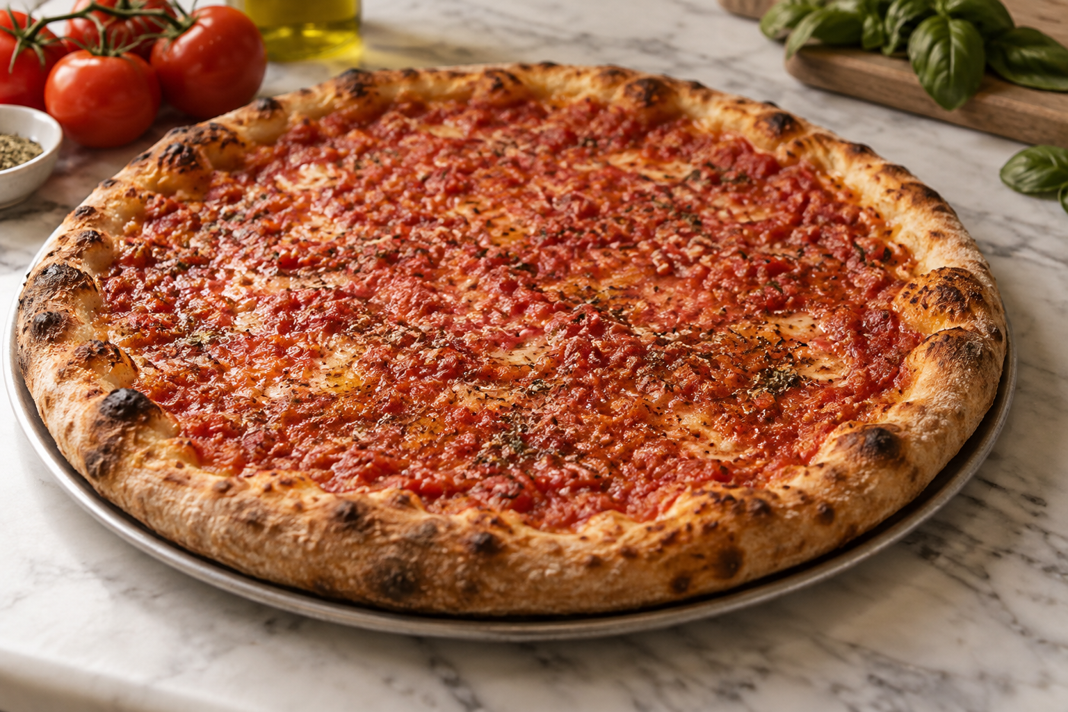 AI-generated preview image: pizza photograph for Pudgie's Pizza, Pasta & Subs - Vestal