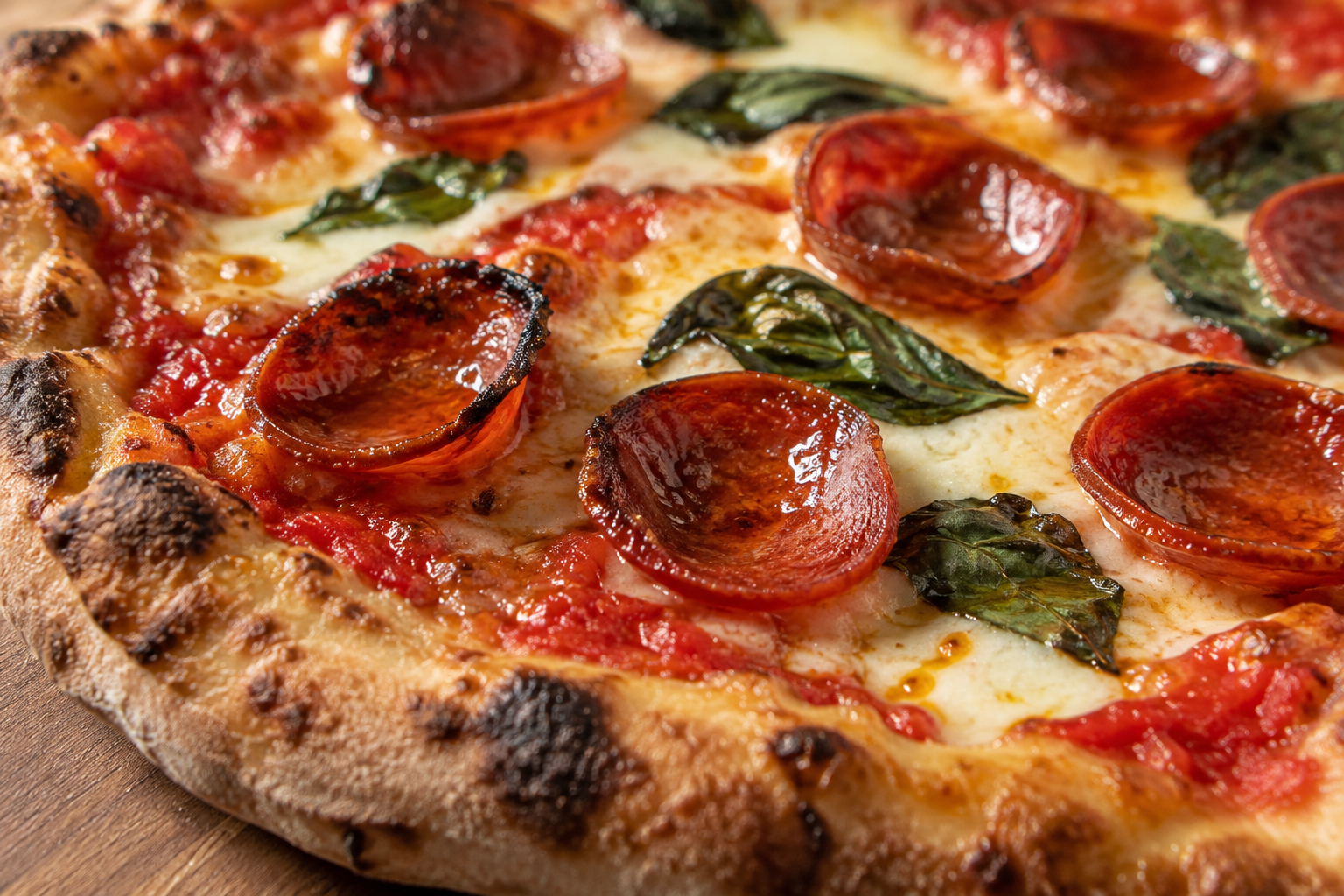 AI-generated preview image: close-up of pizza texture for Pizza Pizza