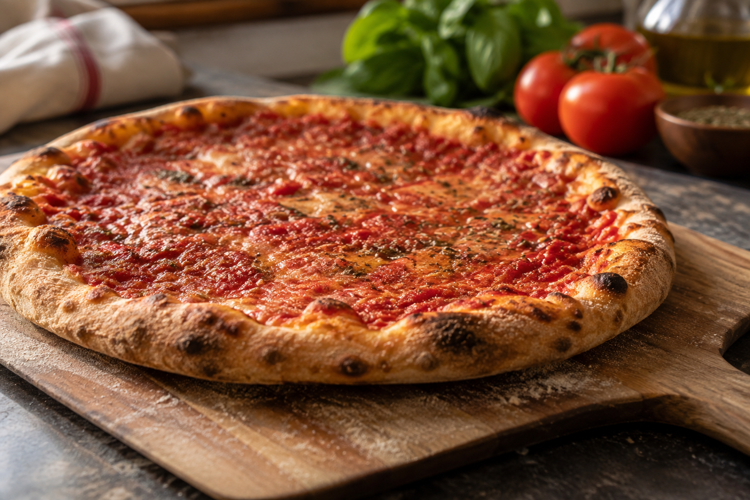 AI-generated preview image: pizza photograph for Buzzy’s Pizzeria