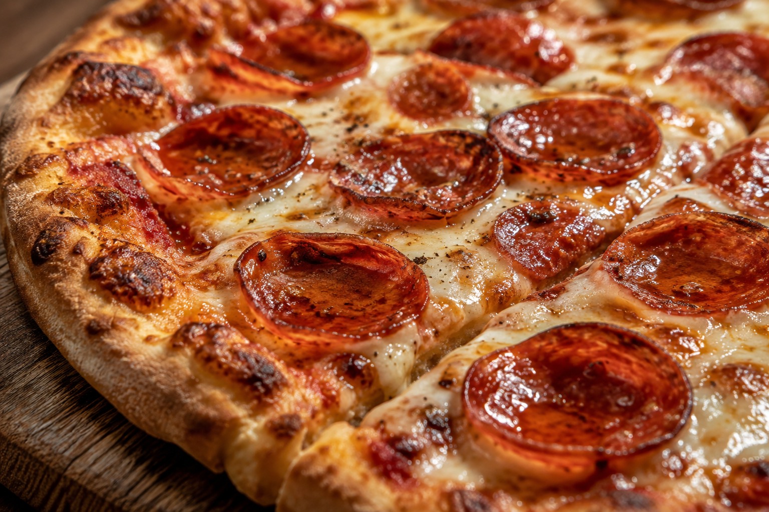 AI-generated preview image: close-up of pizza texture for Pizza Hut