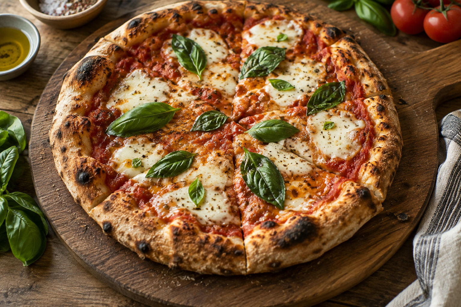 AI-generated preview image: pizza photograph for The Pizzeria of Bay Shore