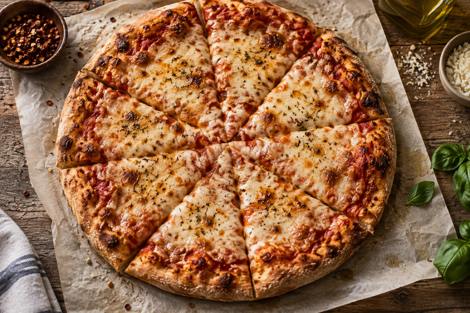 AI-generated preview image: pizza photograph for Cusato's Eatery ~ Pizza, Wings & Italian Food Albany