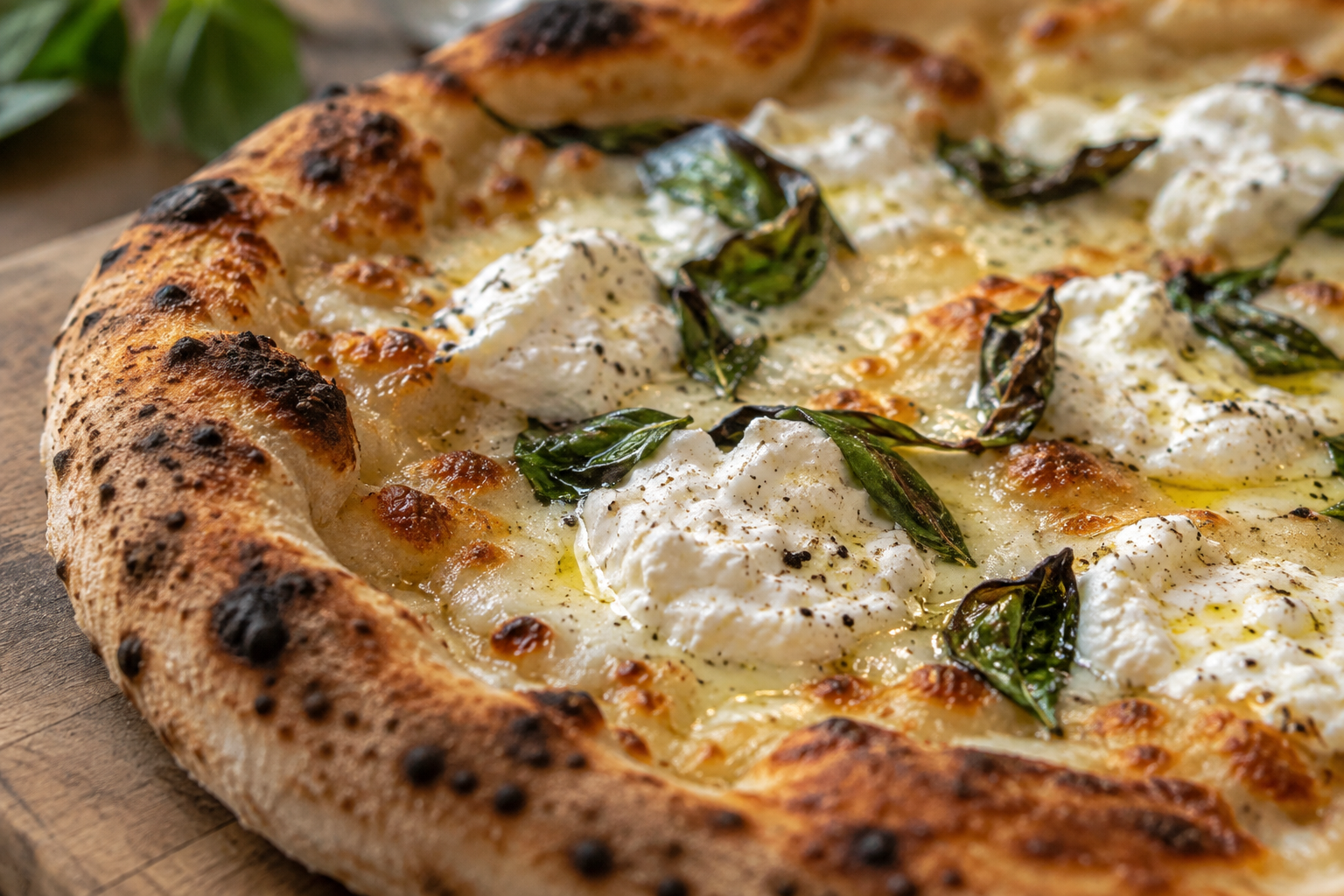AI-generated preview image: close-up of pizza texture for Vinnie’s Minis