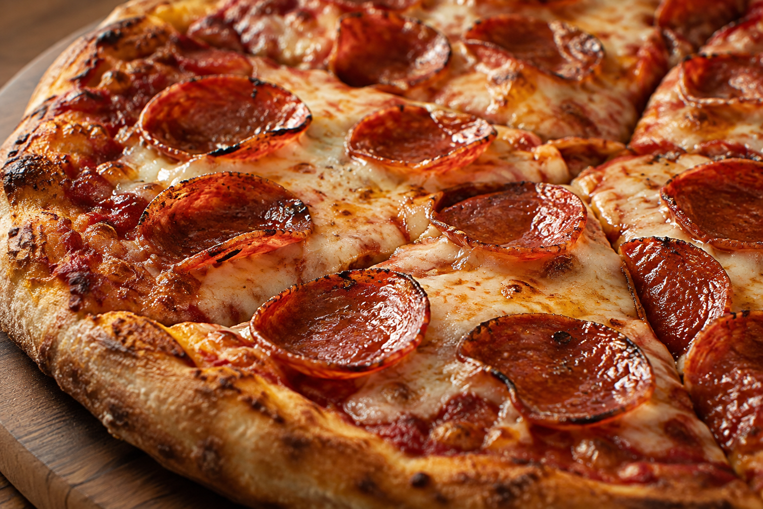 AI-generated preview image: close-up of pizza texture for Rubirosa