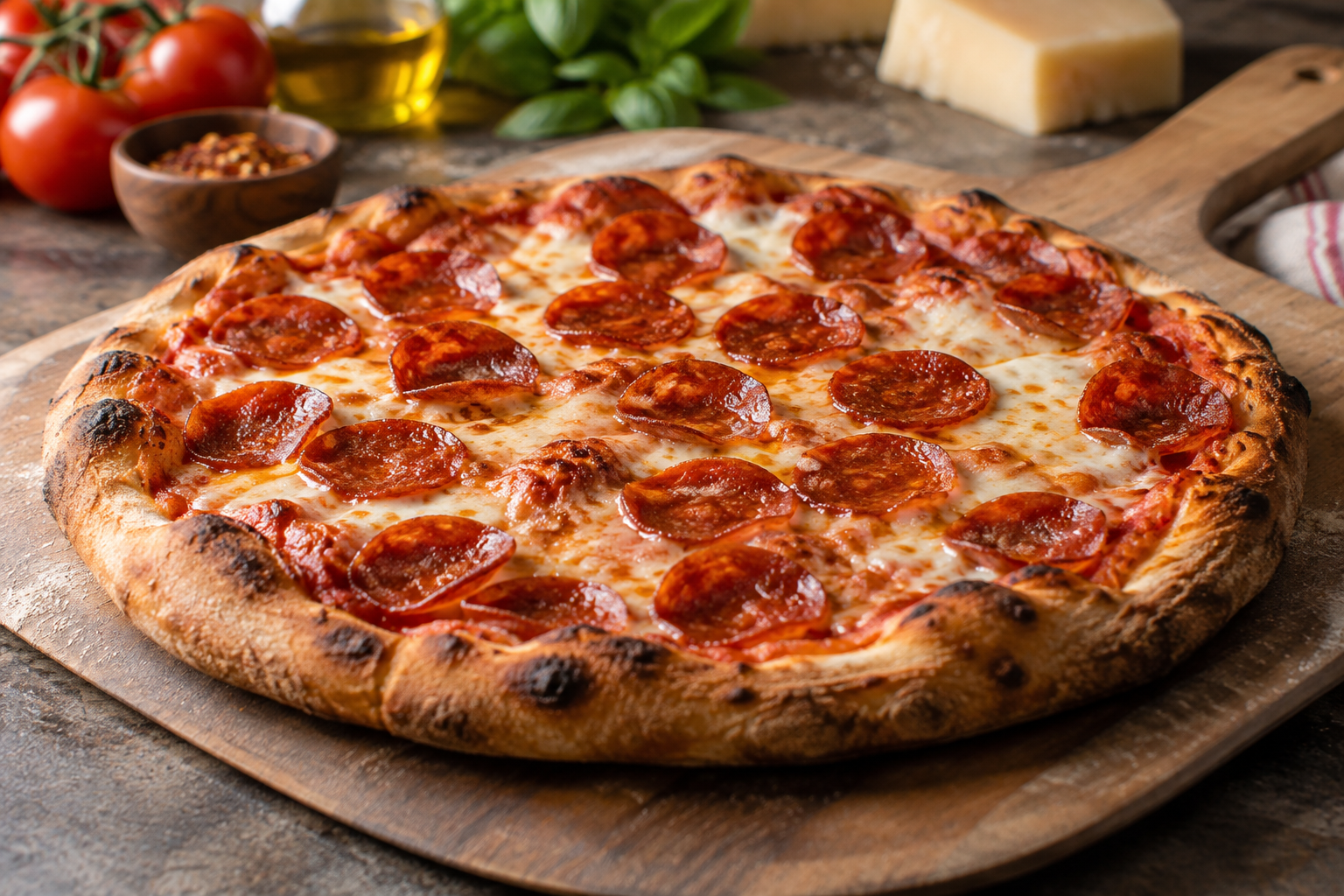AI-generated preview image: pizza photograph for Inatteso Pizzabar