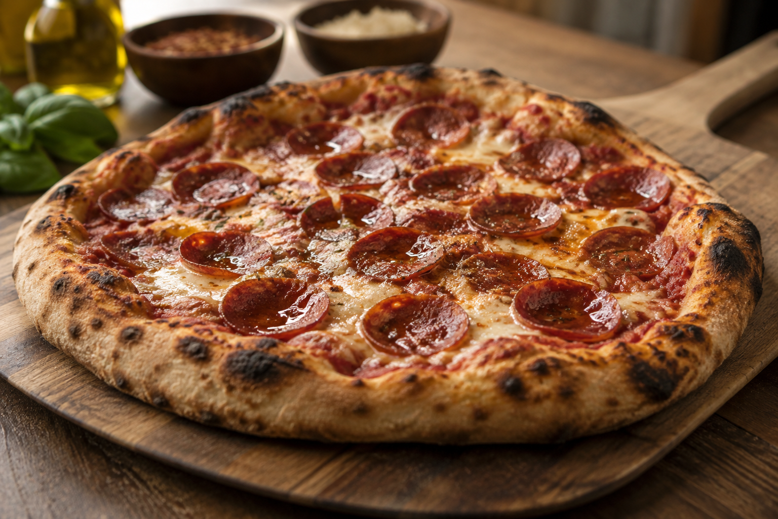 AI-generated preview image: pizza photograph for Slice of Stamford