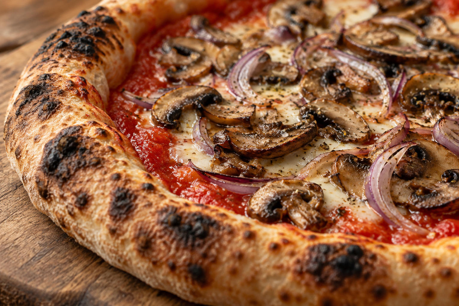 AI-generated preview image: close-up of pizza texture for Pizz 'A Detroit Co