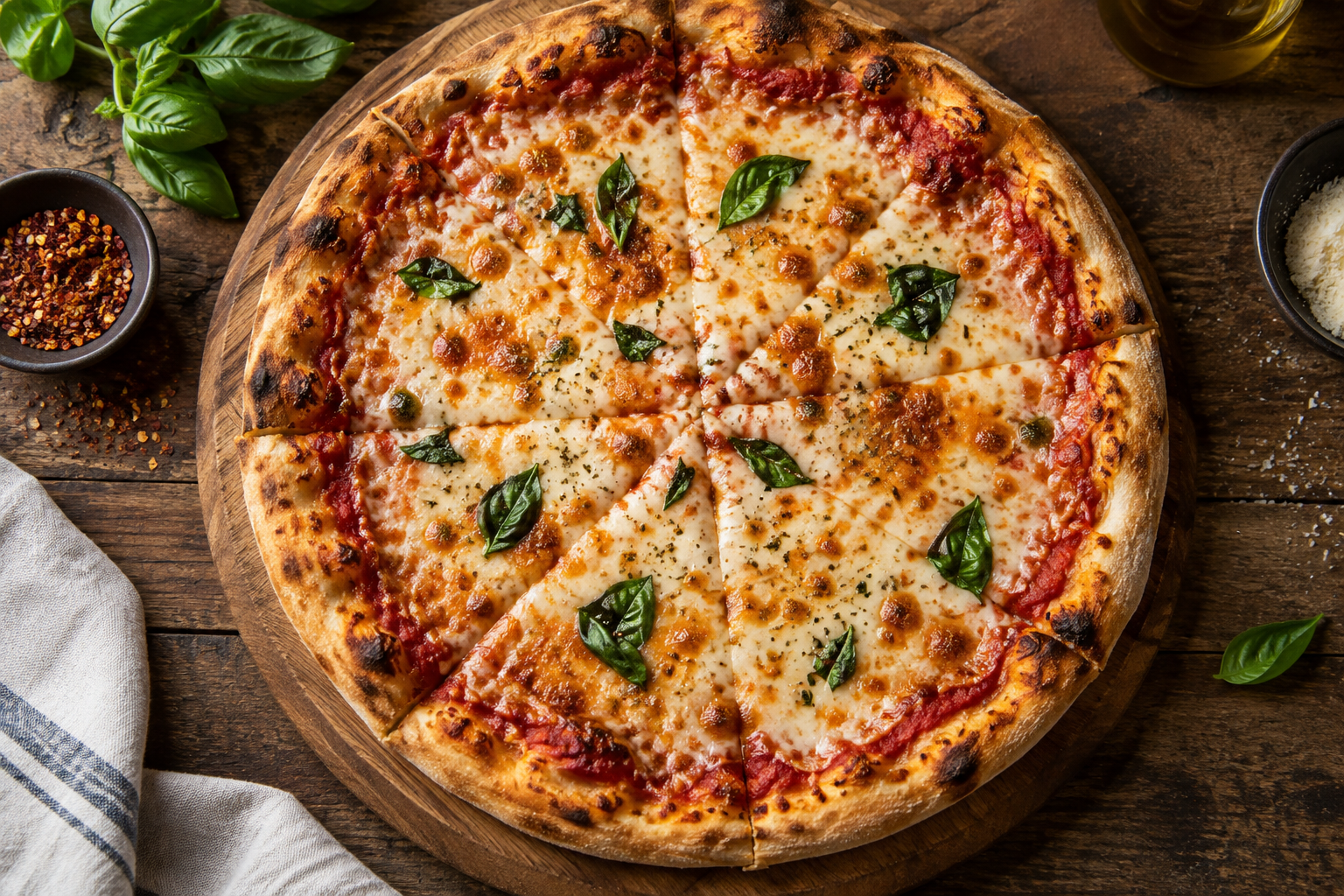 AI-generated preview image: pizza photograph for Fermento Pizza NYC