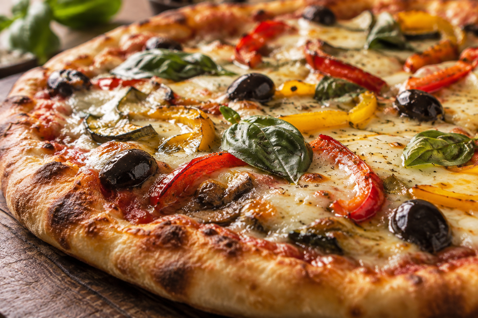 AI-generated preview image: close-up of pizza texture for The Pieman Pizza