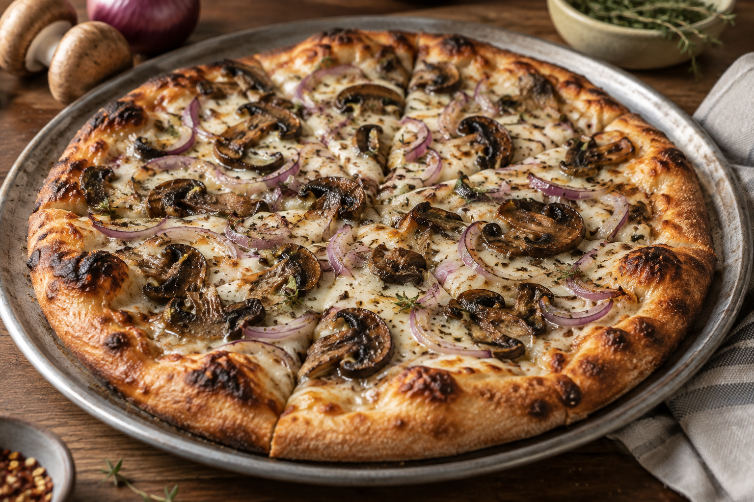 AI-generated preview image: pizza photograph for NY FRESH PIZZA