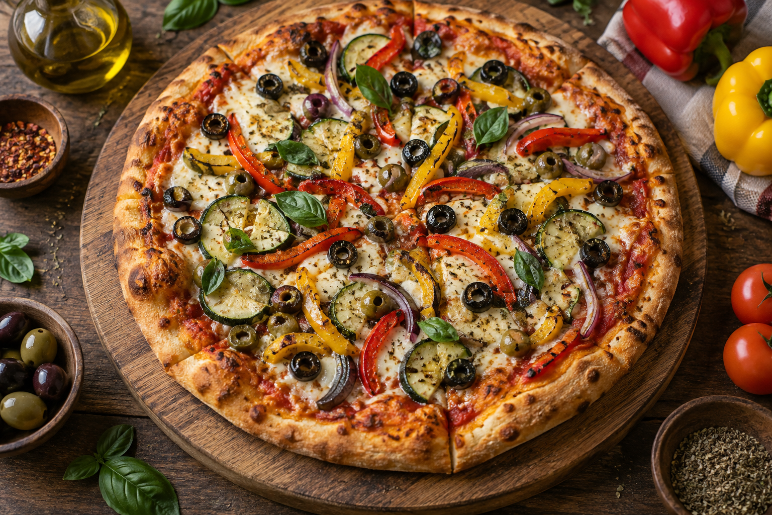 AI-generated preview image: pizza photograph for Abitino's Pizza Rock Center